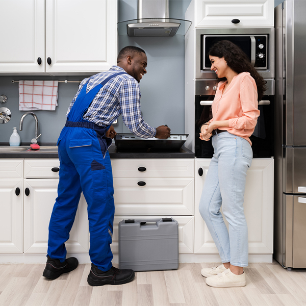 can you provide an estimate for cooktop repair before beginning any work in Oilton OK